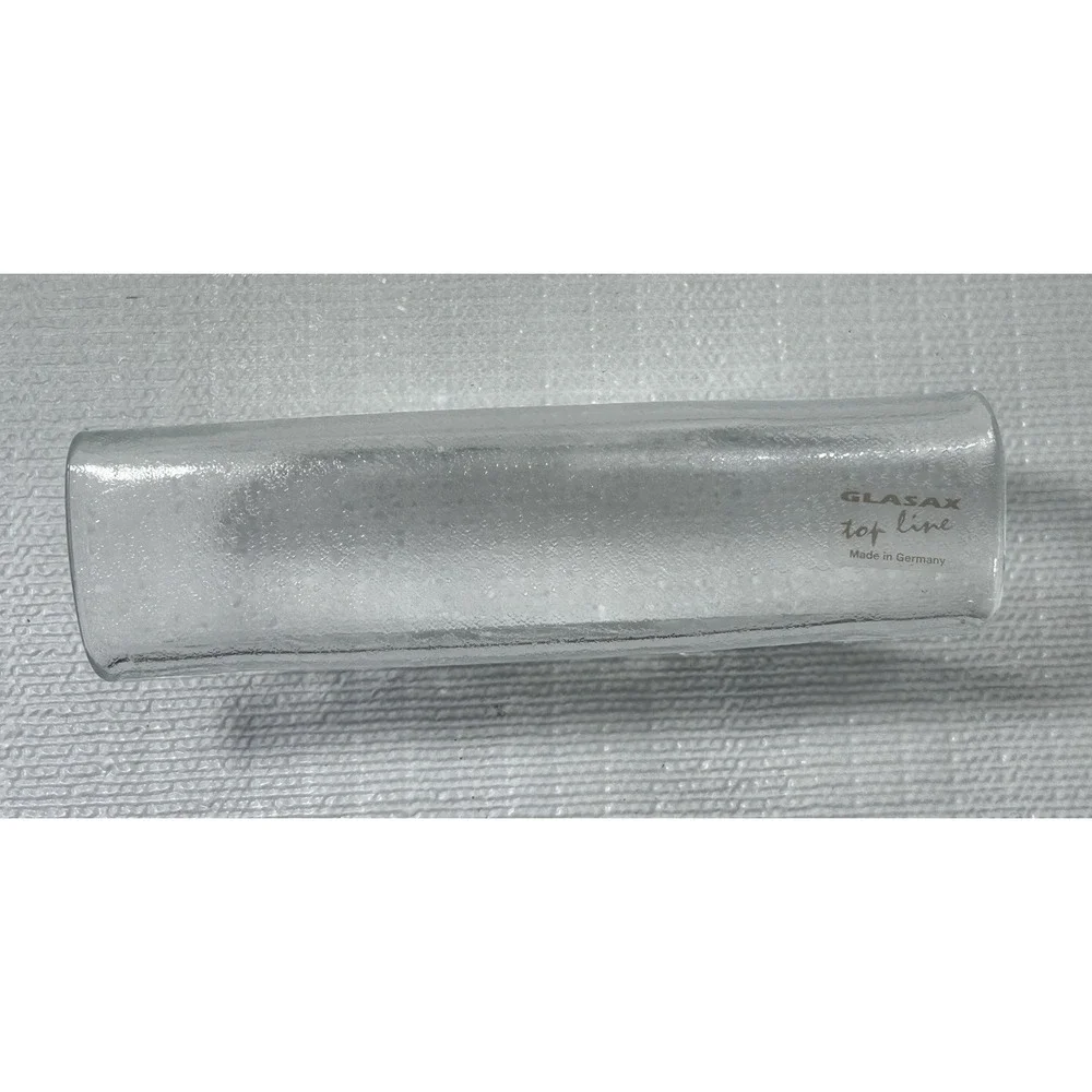 VTG Glasex Germany Napkin Holder Winter Scene Glass Holiday Christmas Grannycore